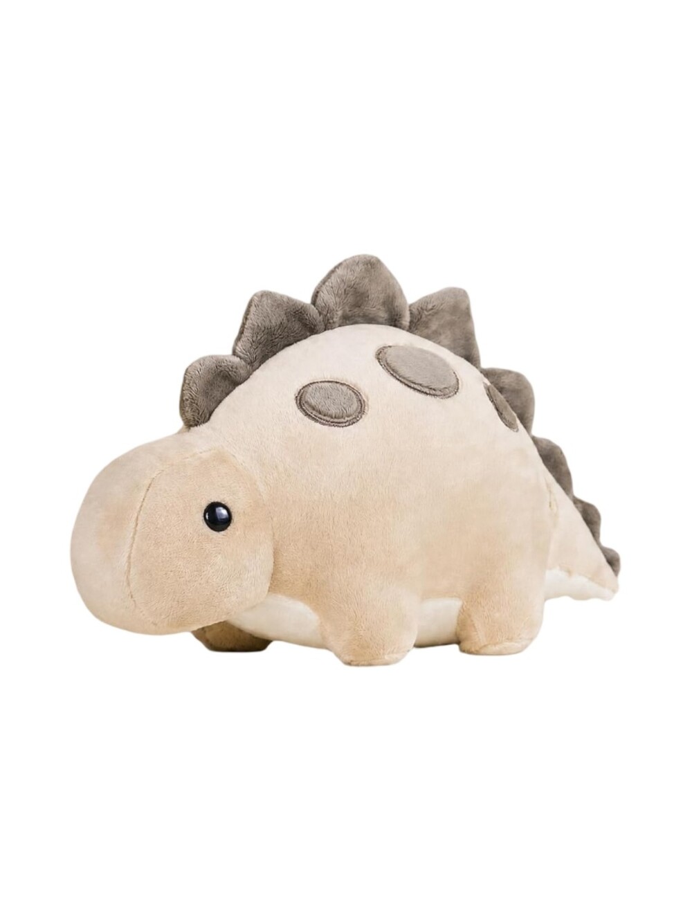 Plush Dino Duo in Tan and Cream – Cute Stuffed Dinosaurs - Picture 3 of 12
